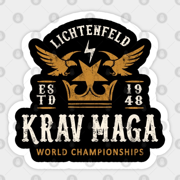 KRAV MAGA Sticker by ShirtFace